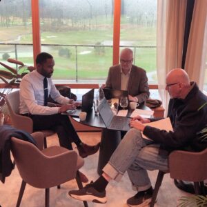 Annvin med Pontus Jan och Lukas